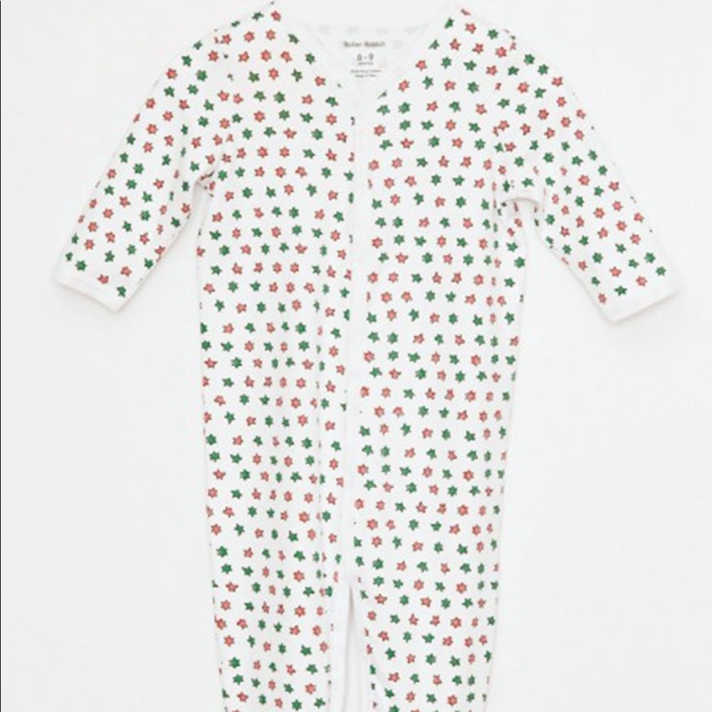 Roller Rabbit Christmas Starry Night Footie 0-3 mo
